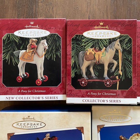 Hallmark Christmas Keepsake Ornament Lot “A Pony for Christmas” Series 1998-2004 - Picture 8 of 14